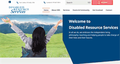 Desktop Screenshot of disabledresourceservices.org
